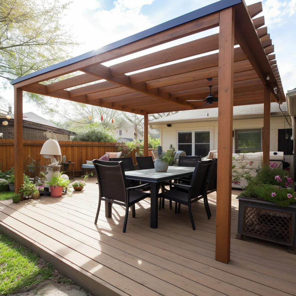 Wood Patio Covers for Easy Maintenance