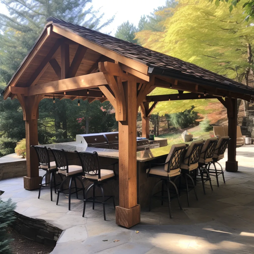 Personalized Wood Patio Covers